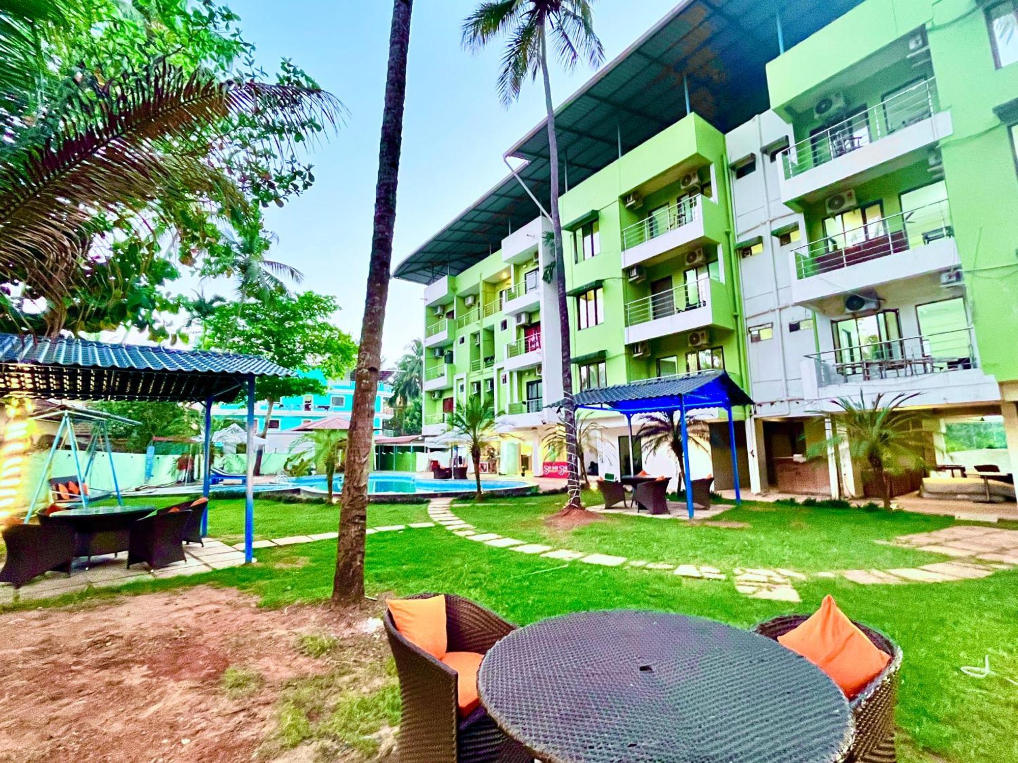 The Calagute Beach Resort By Shivam Resort 1 Km From Beach 칸돌림 외부 사진